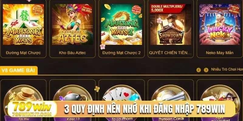 3 quy định nên nhớ khi đăng nhập 789WIN